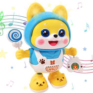 Electric Cute Dancing Dog With Light & Music